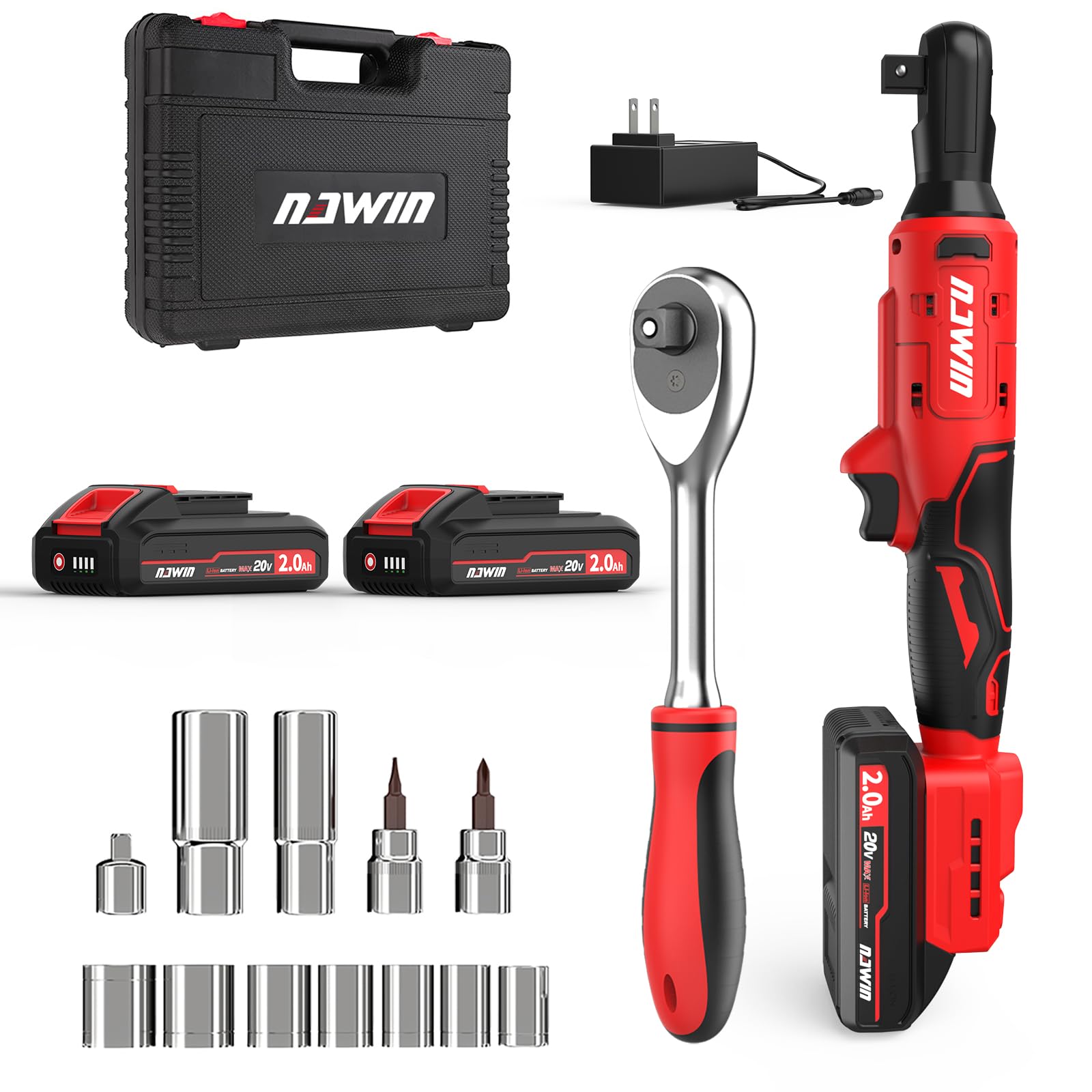 Amazon | ナウィン 20V 充電式ラチェットレンチ ブラシレスモーター Amazon | ナウィン 20V 充電式ラチェットレンチ ブラシレスモーター